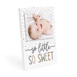 P Graham Dunn "So Little So Sweet" Baby Photo Story Board Linkable Frame Decor